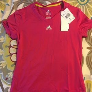 NWT, Adidas Bright Pink Top